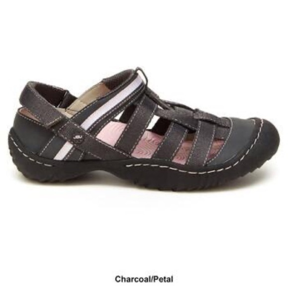 Womens JBU by Jambu Olympia Water Ready Sport Sandals/ charcoal - Picture 2 of 3